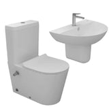 Sanipure Titan sanitary ware toilet set with 70 cm basin and column