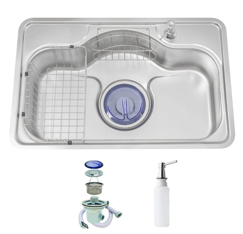 Korina Korean Stainless Steel Kitchen Sink 48×75 cm