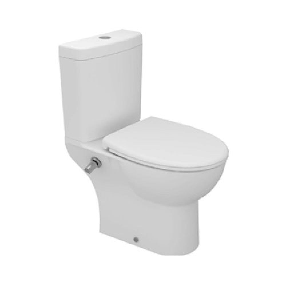Sanipure Rosetta Close Coupled Toilet With Seat Cover