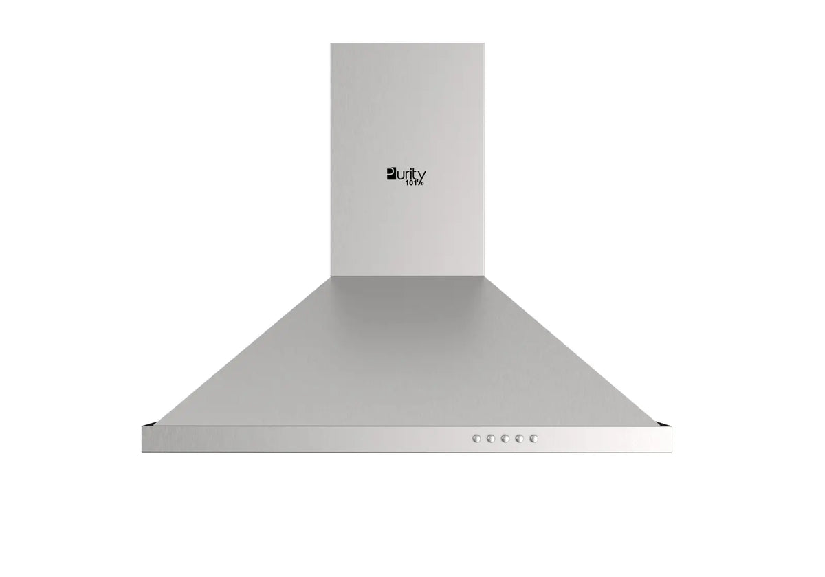 Purity Pansy Plus Built-In Hood 90cm Silver