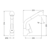 Genebre K8 Kitchen Mixer Chrome