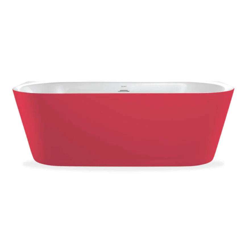 Bathtub Duravit Angelo 170x75 cm Front Panel Red