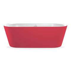 Bathtub Duravit Angelo 170x75 cm Front Panel Red