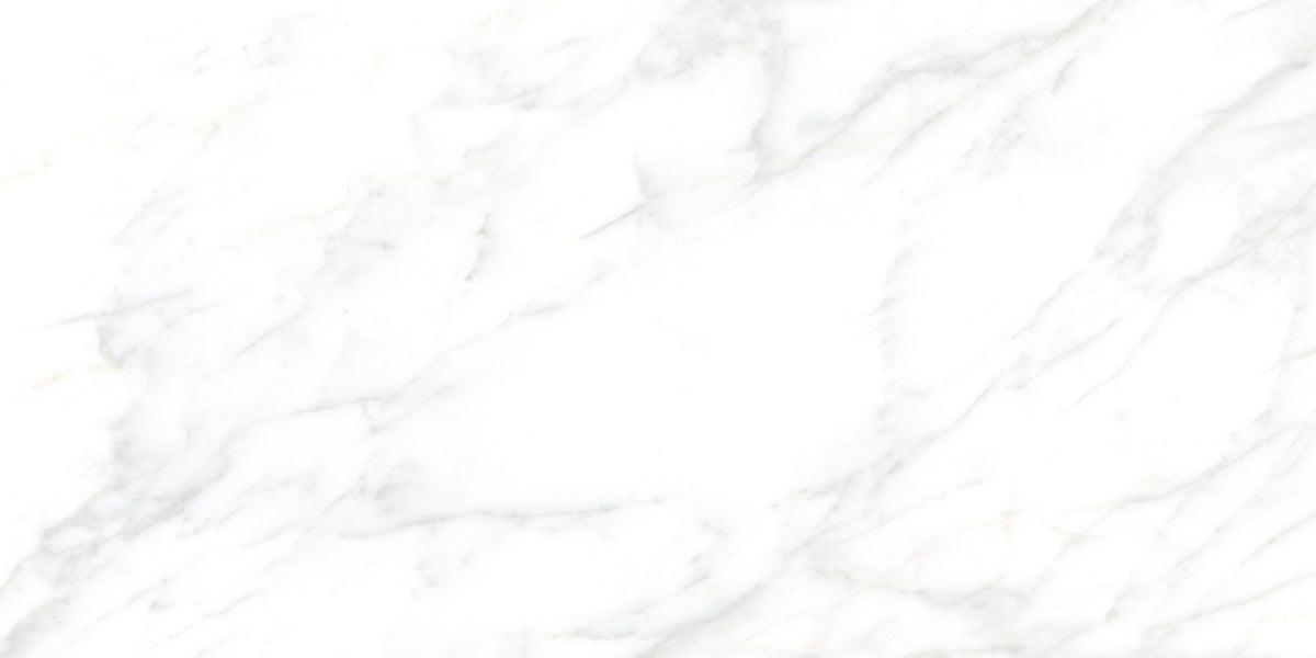 Porcelain Cleopatra Carrara White  Glossy 120*60 cm