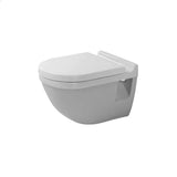 Duravit Starck 3 Wall-Mounted Toilet With Seat Cover 54×36 cm